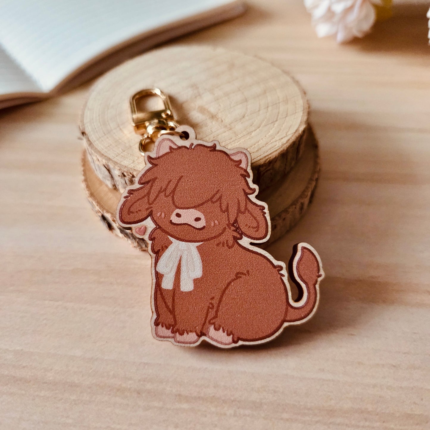 wooden charm - Lovely Harvey