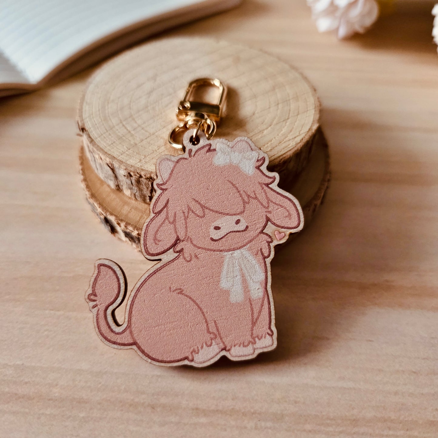 wooden charm - Lovely Betty