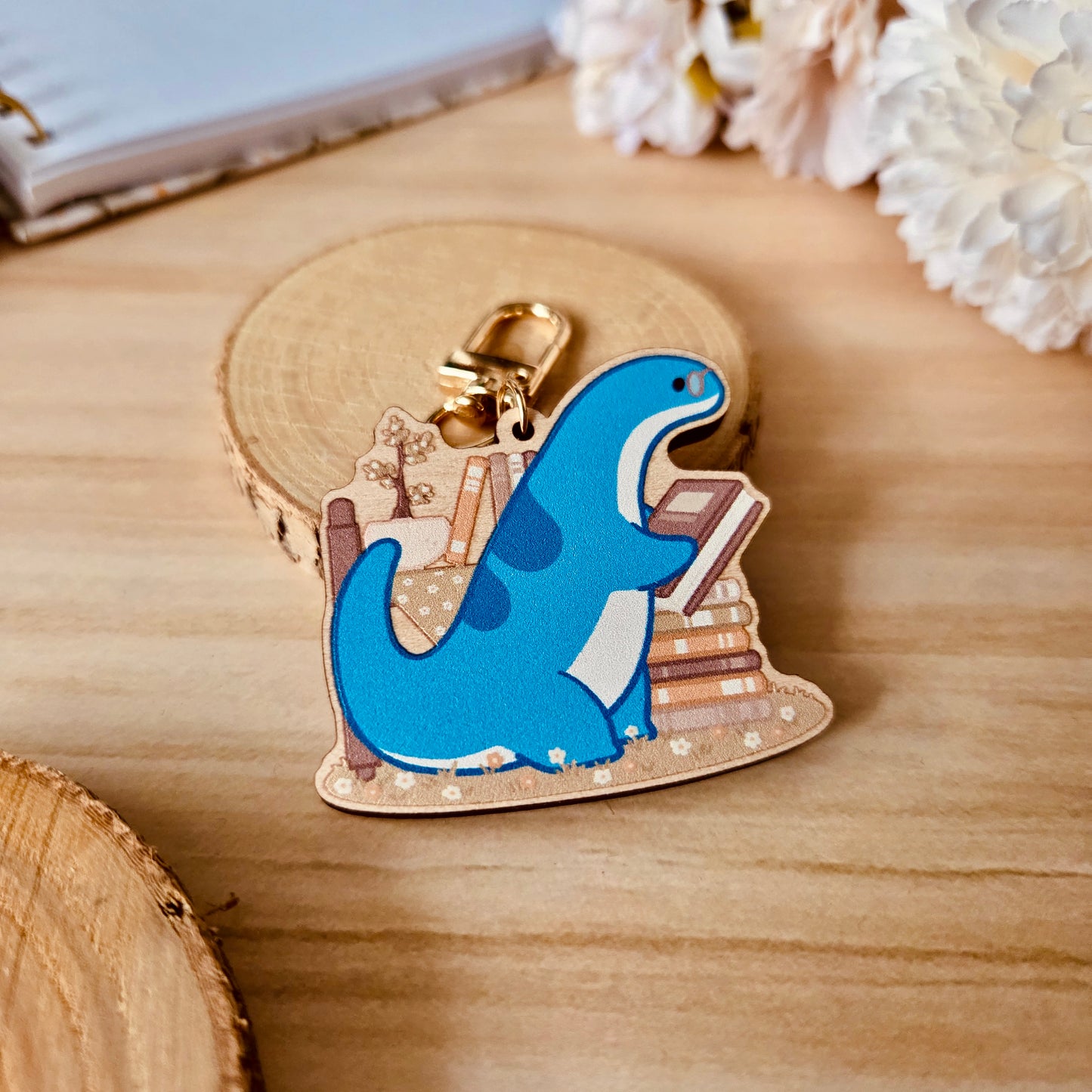 Holzanhänger - Life is better with a book ❘ Rolf