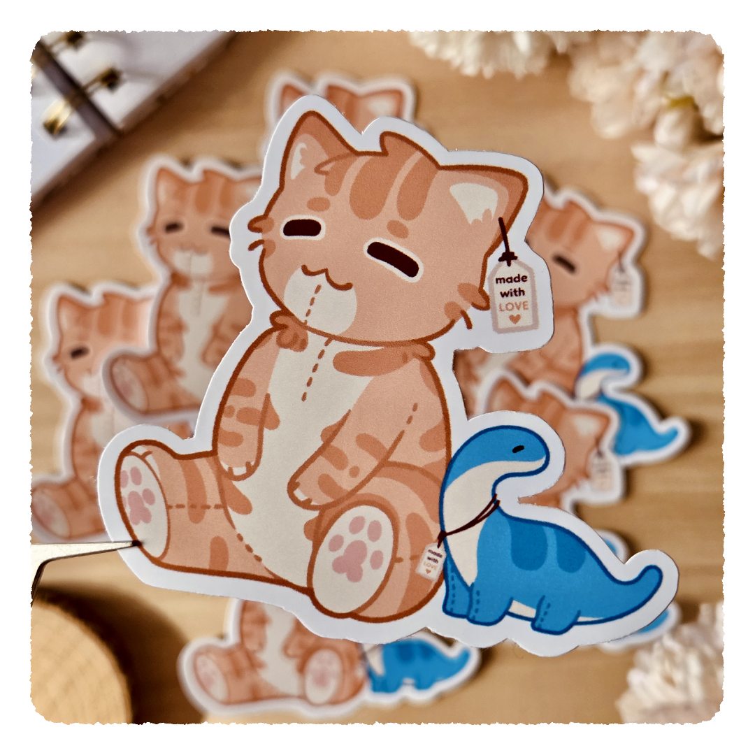 Kiss Cut Sticker - Cuddly Friends