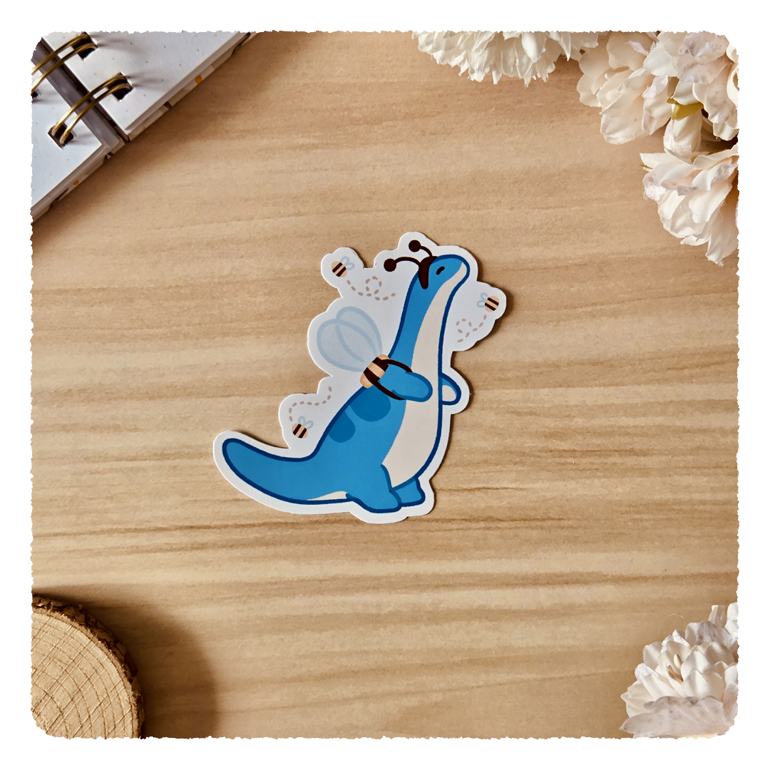 Kiss Cut Sticker - Bee whatever you want