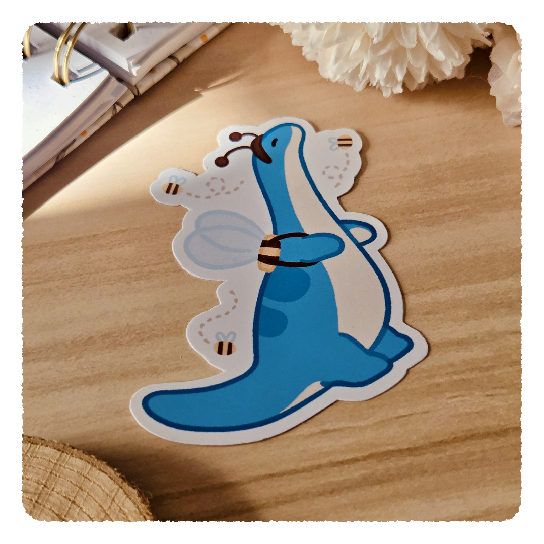 Kiss Cut Sticker - Bee whatever you want