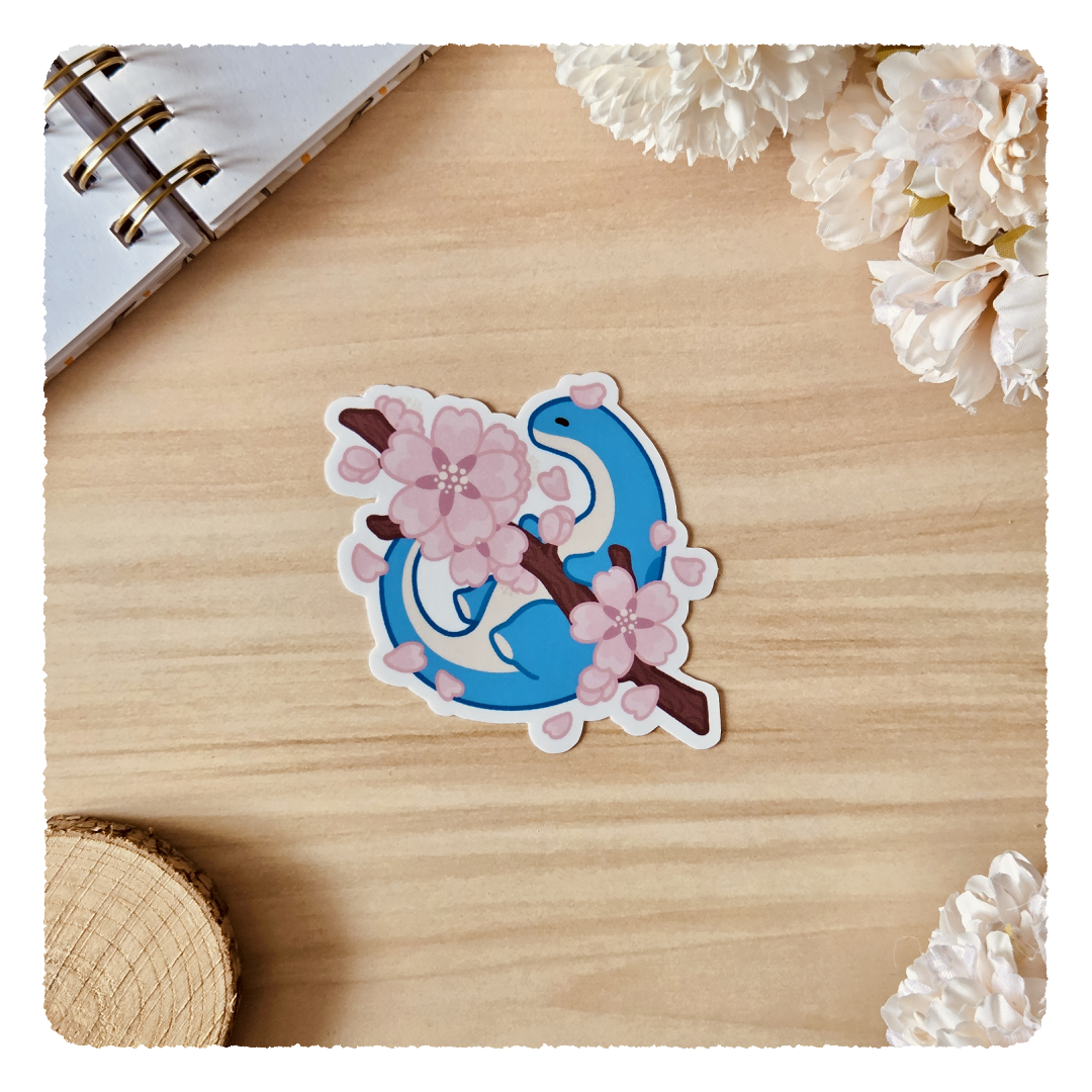 Kiss Cut Sticker - Memories under cherry blossoms