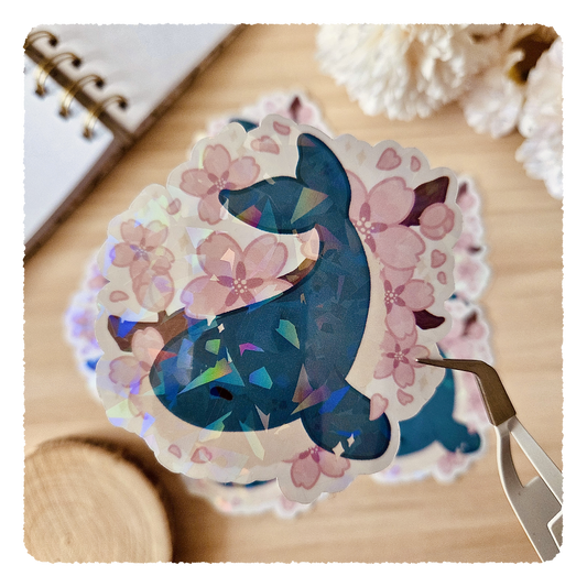 Kiss Cut Sticker - Cherry Blossom Friends I Walbert