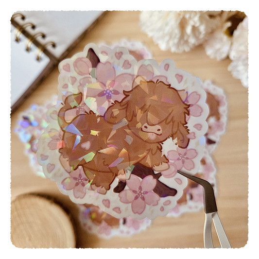 Kiss Cut Sticker - Cherry Blossom Friends I Harvey