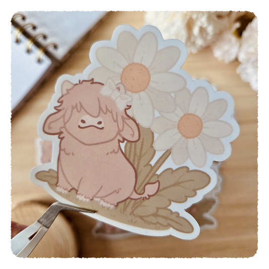 Kiss Cut Sticker - Flourishing Dreams I Daisies