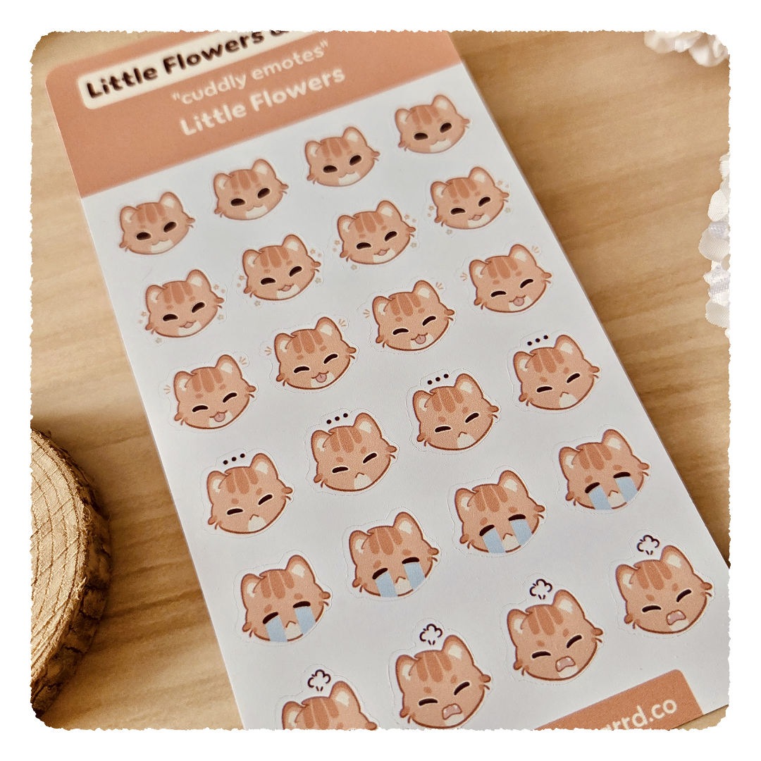 Sticker Sheet - Cuddly Emotes