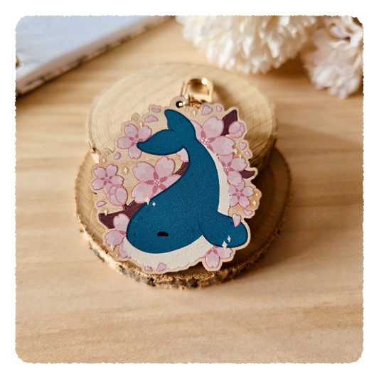 wooden charm - Cherry Blossom Friends I Walbert