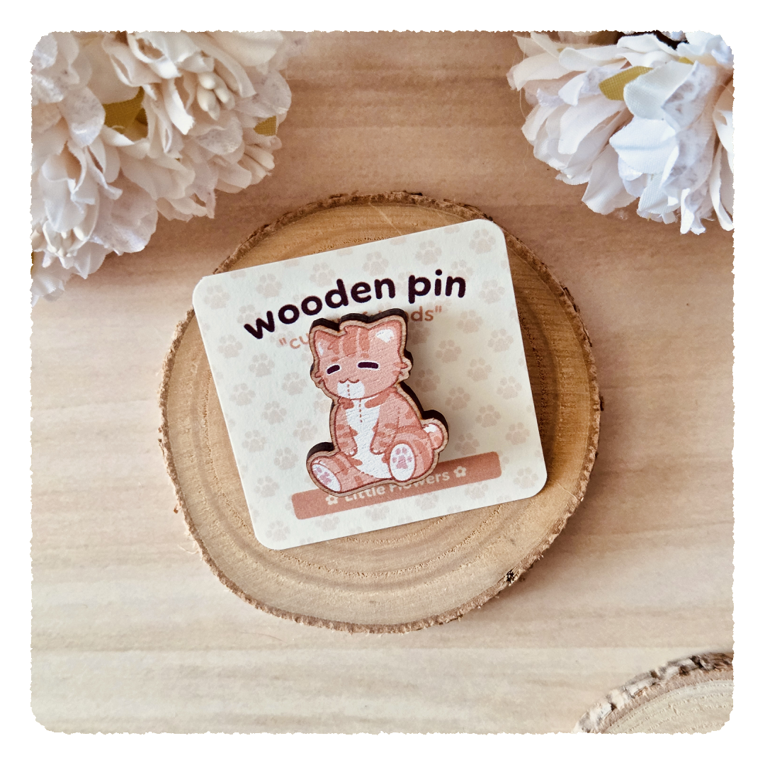 Holzpin - Cuddly Friends I Kleiner Flowers
