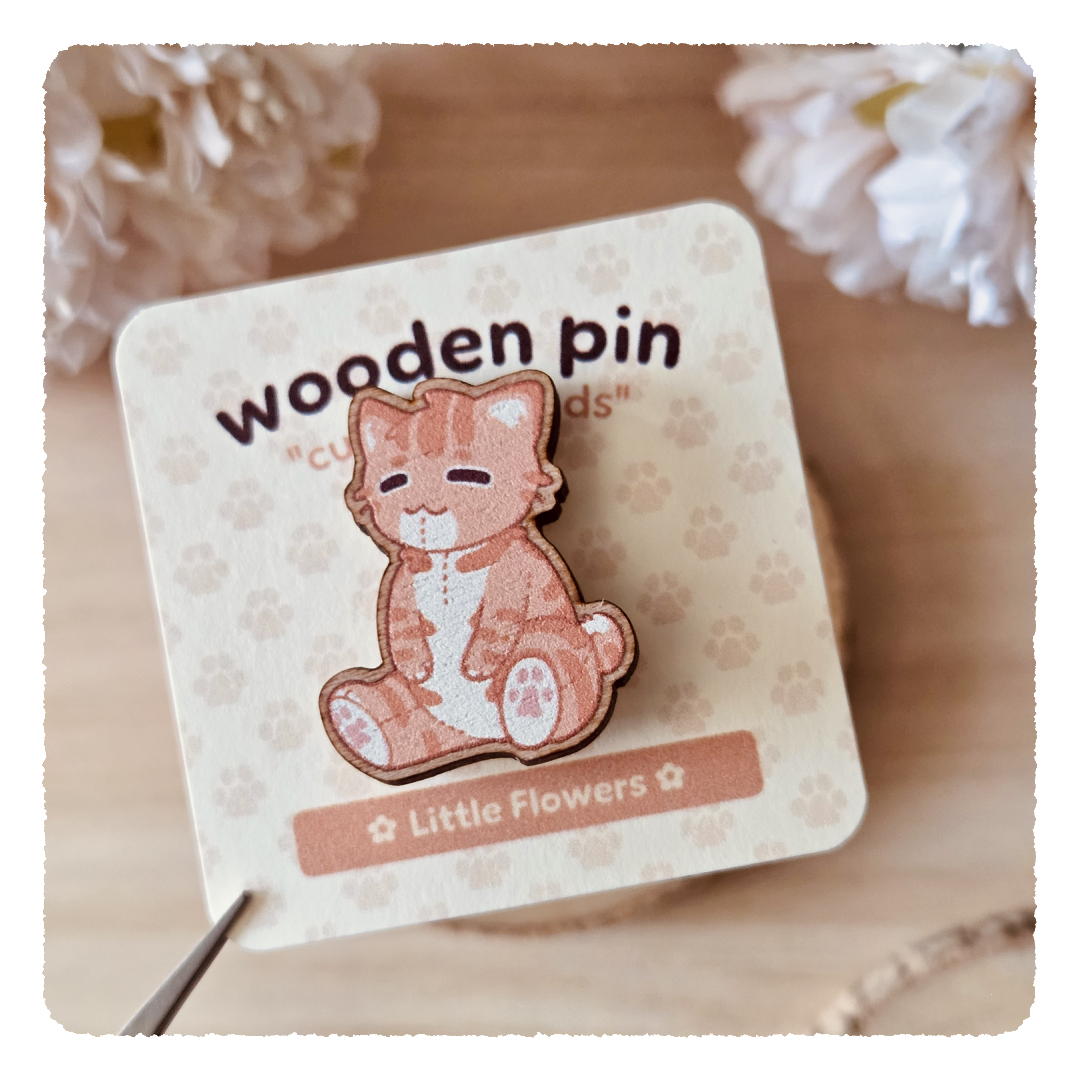 Holzpin - Cuddly Friends I Kleiner Flowers
