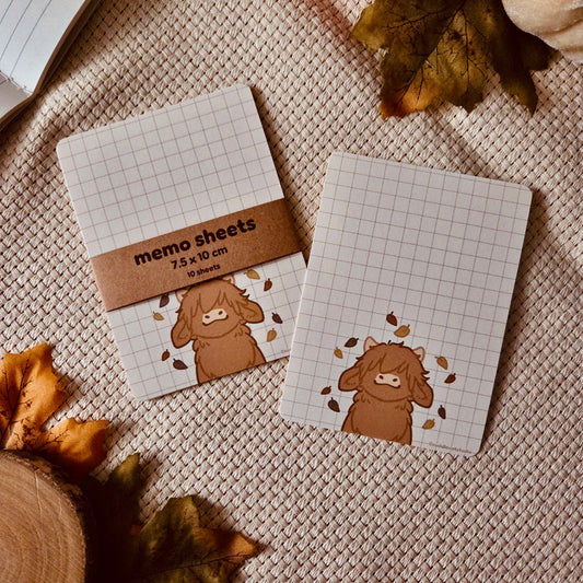 Memo Sheets - Fall mood