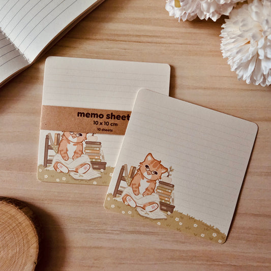 Memo Sheets - Life is better with a book