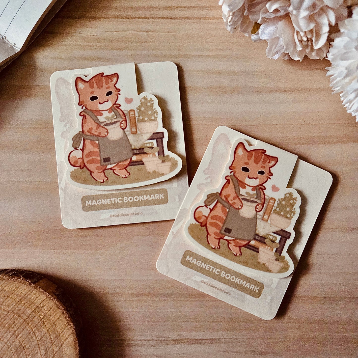 Magnetisches Lesezeichen - Plants & Books I Kleiner Flowers