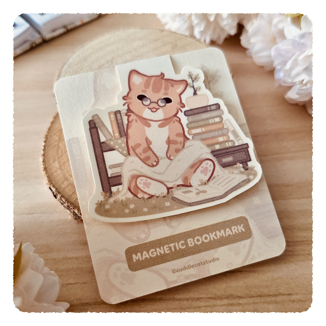Magnetisches Lesezeichen - Life is better with a book