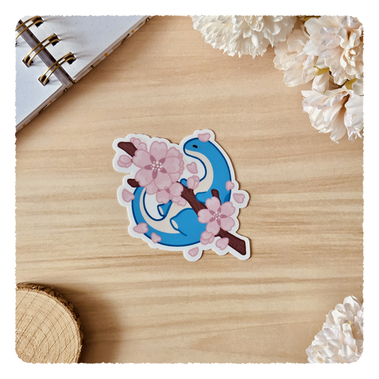 Kiss Cut Sticker - Memories under cherry blossoms