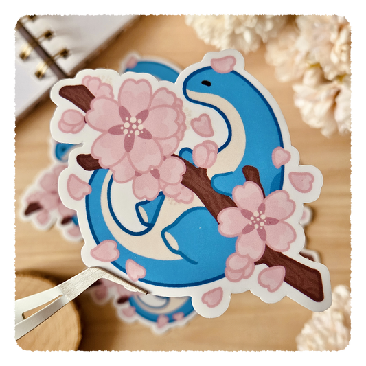 Kiss Cut Sticker - Memories under cherry blossoms