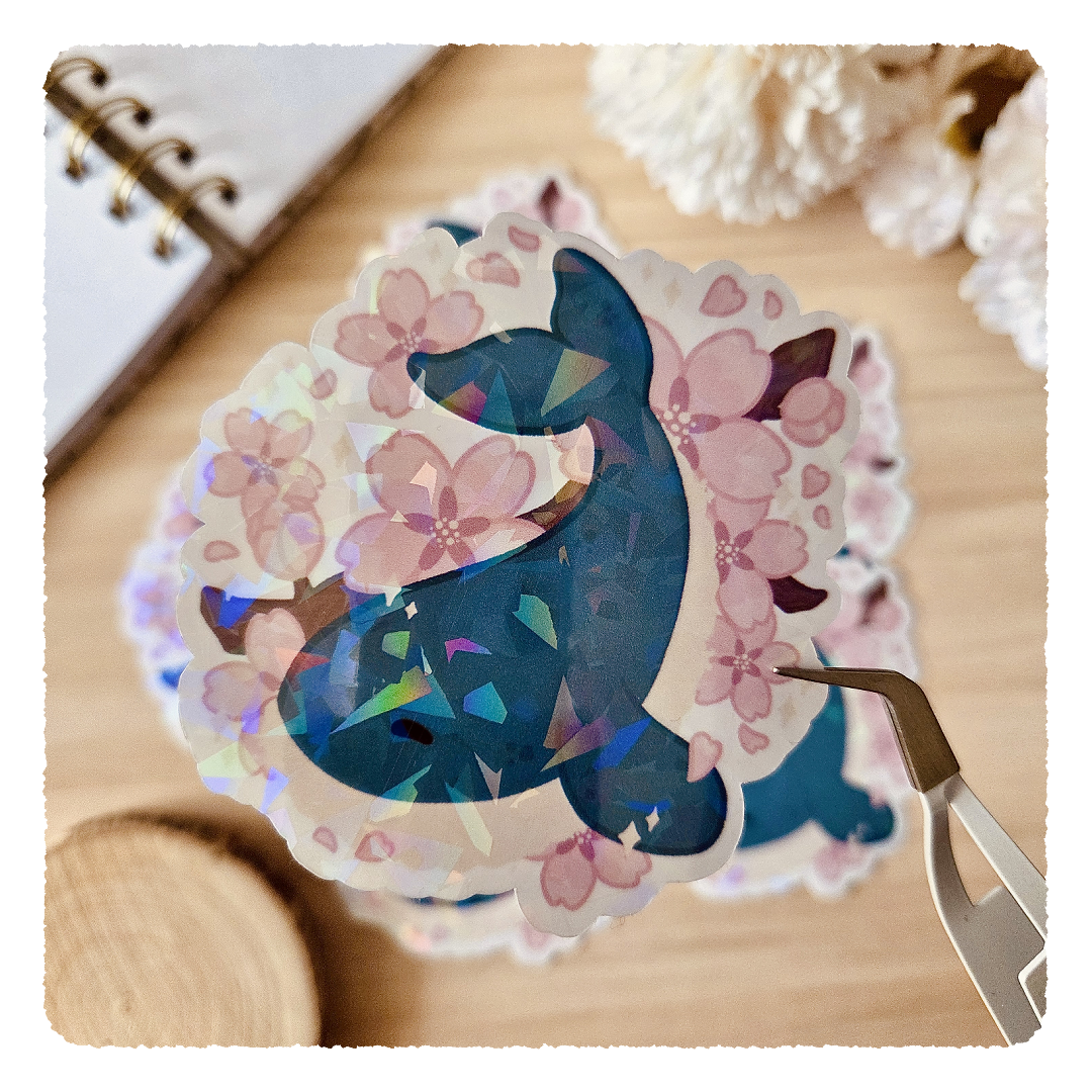 Kiss Cut Sticker - Cherry Blossom Friends I Walbert
