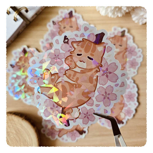 Kiss Cut Sticker - Cherry Blossom Friends I Kleiner Flowers
