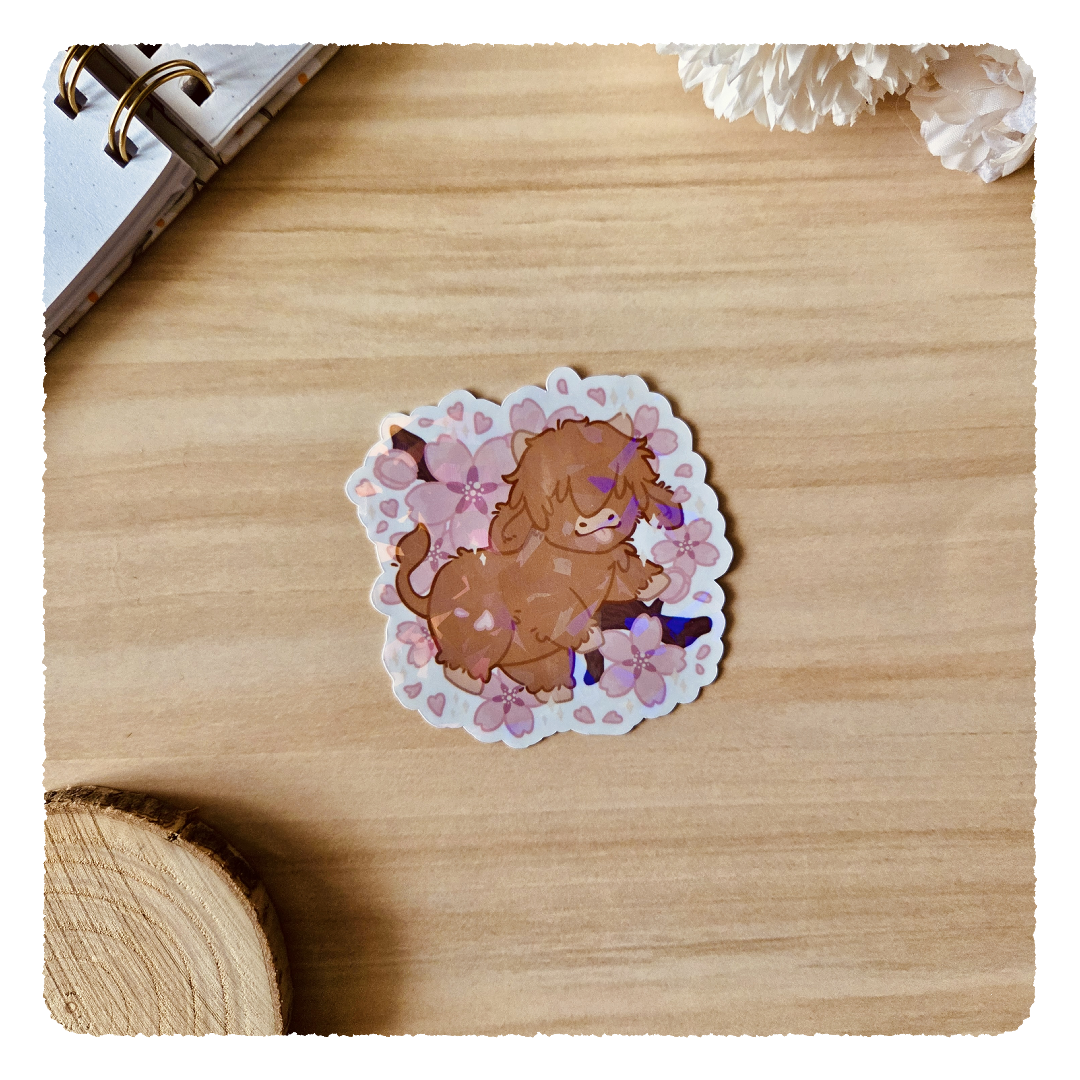 Kiss Cut Sticker - Cherry Blossom Friends I Harvey