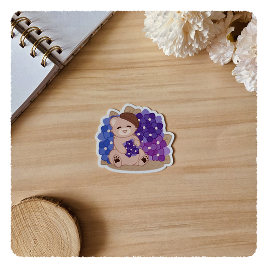 Kiss Cut Sticker - Flourishing Dreams I Hortensien