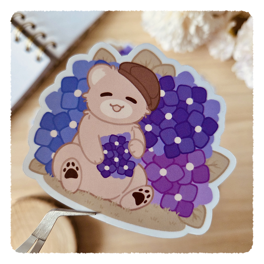 Kiss Cut Sticker - Flourishing Dreams I Hortensien