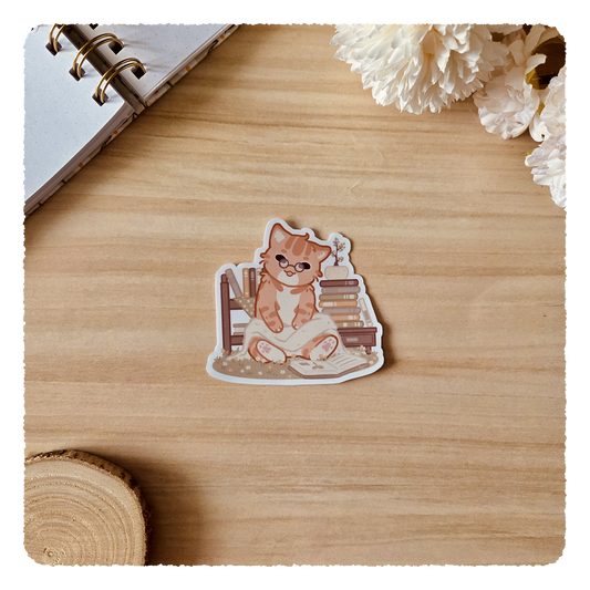 Kiss Cut Sticker - Life is better with a book