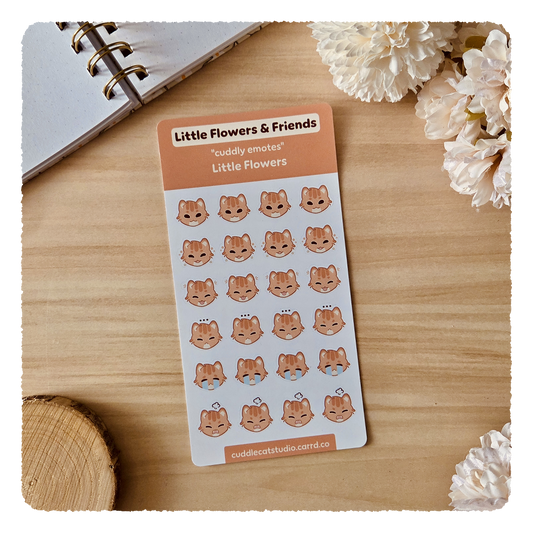Sticker Sheet - Cuddly Emotes