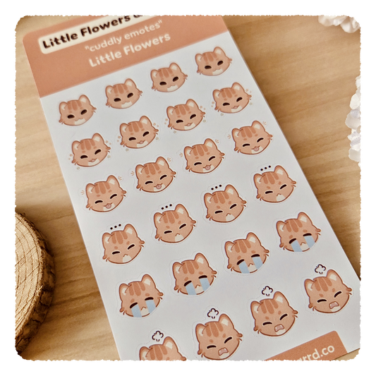 Sticker Sheet - Cuddly Emotes
