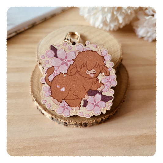 Holzanhänger - Cherry Blossom Friends I Harvey