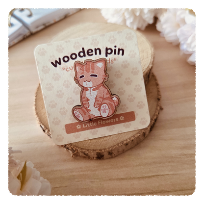Holzpin - Cuddly Friends I Kleiner Flowers