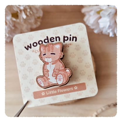 Holzpin - Cuddly Friends I Kleiner Flowers