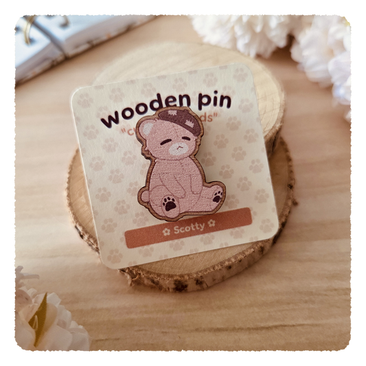 Holzpin - Cuddly Friends I Scotty