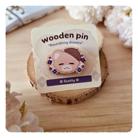 Holzpin - Flourishing Dreams I Hortensien